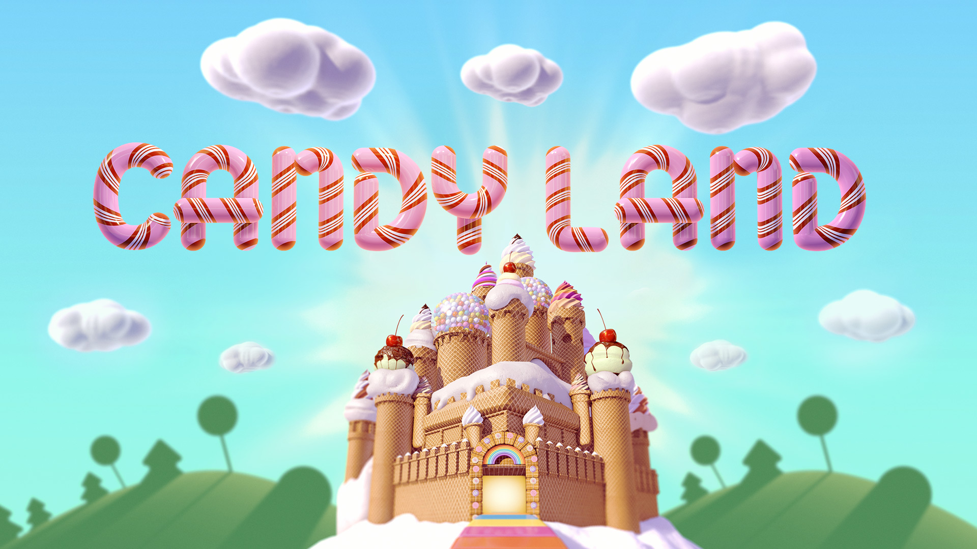 Игра страна конфет 1. Кэнди ленд. Карамельная Страна. Кэнди Лэнд Candy Land.